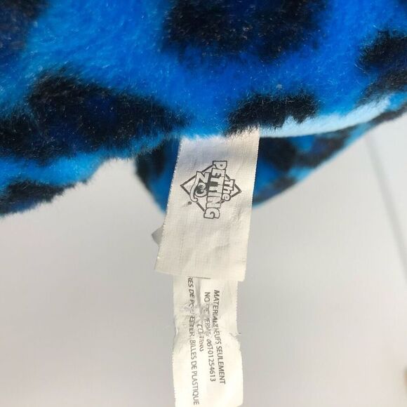 the petting zoo blue leopard big eyes sitting 2014 14 inch plush stuffed animal - Picture 4 of 10